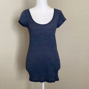 Michael Stars Navy Blue Short Sleeve Scoop Next Top